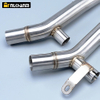 HAYABUSA GSXR1300 Silenziatore di scarico in acciaio inossidabile Mid Link Tubo in carbonio Nuovo Suzu GSX1300R per moto GSX 1300R 2008-2020