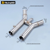 HAYABUSA GSXR1300 สแตนเลสท่อไอเสีย MID Link ท่อคาร์บอนใหม่ Suzu GSX1300R สำหรับ 2008-2020 GSX 1300R รถจักรยานยนต์