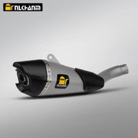 Yoshimura AT2 Muffler DB Killer สำหรับ Triumph สำหรับ Street Triple 765 ท่อไอเสียรถจักรยานยนต์การปรับเปลี่ยนสแตนเลสใหม่
