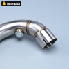 CBR600RR F5 2005-2019 syst&egrave;me d'&eacute;chappement de moto &agrave; enfiler en acier inoxydable nouveau silencieux modifi&eacute; Tube de tuyau de liaison centrale en bo&icirc;te