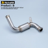 Накладная трубка з нержавеючай сталі для матацыклаў Duke RC125 250 390 Duke390 RC390 2017-2021 гг. Новая выхлапная труба з мадыфікацыяй сярэдняй сувязі