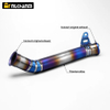 Duke 690 Mid Pipe Nov&eacute; nas&uacute;vacie pripojenie v&yacute;fukov&eacute;ho potrubia pre KTM DUKE690 2012-2017 Kompatibiln&eacute; s modelmi 2013 2014 2015 2016 2017