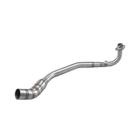 2012-2016 Kawasaki Z125 Front Slip-On Exhaust System 51mm Interface Stainless Steel ကာဗွန်မော်တော်ဆိုင်ကယ် Muffler ချိတ်ဆက်မှု အသစ်