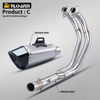 Yamaha MT07 FZ07 Sistema di scarico completo originale per moto Escape Slip 51MM Tubo anteriore Nuovo stato Acciaio con AK LV SC Connect
