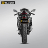 ZX-4R Motorfiets Uitlaatstelsel Modifikasie AK Blade Koolstofvesel Escape Demper vir Kawasak ZX-4R vlekvrye staal legering