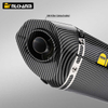 AK Muffler SV650 Motorcycle Exhaustum System Modificatione Meb578c=Durabilitas materialis etiam significat sonum notarum per tempus cosistentiam manere, dissimiles systemata obducta, quae finitiones tutelae mutare possunt ac degradare.
