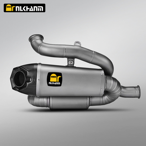 ສຳລັບ 2025 Duca V4 V4S Motorcycle Exhaust System Modification Arrow Full Titanium Alloy Mid Tail Section