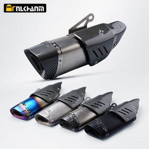 Univerz&aacute;ln&iacute; 51mm uhl&iacute;kov&yacute; tlumič v&yacute;fuku Motocykly DB Killer Double Hole AK R1 R3 ZX6R F800 F750 Z900 MT09 R7 MT03 ZX4R R6