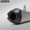 Ko te Muffler Pere Whakakotahitia ZX10R Pūnaha Whakangoi Motopaika Hou Aki Wao Wao Wiko Waenga me te Paipa Hononga Waenga o te Titanium Alloy