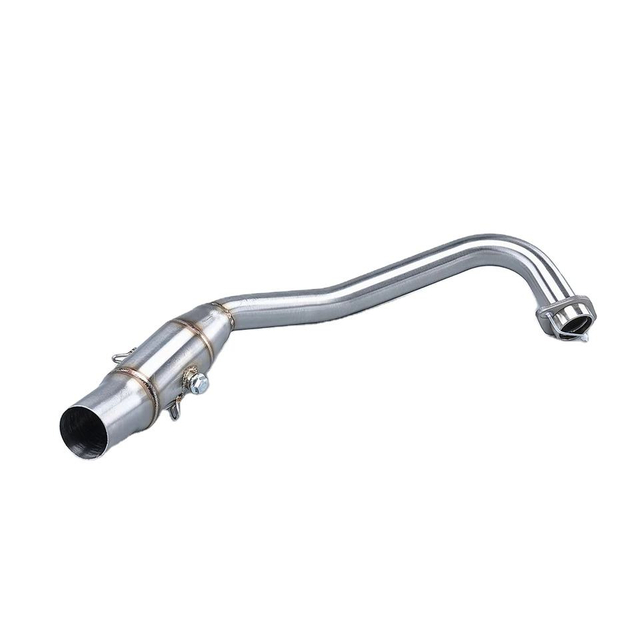 ステンレス鋼修正されたマフラーフロント接続パイプ Forza 350 NSS350 2021-2022 新品状態オートバイ排気システム