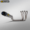 Sistema de Escape para motocicleta GSX-S1000 de aleaci&oacute;n de titanio completo con silenciador de Escape para proyecto SC Material de carbono para Suzuki GSX-S1000