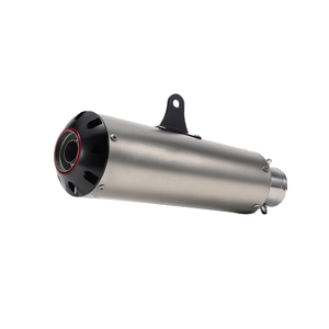 ម៉ូតូ 51mm exhaust muffler បំពង់តំណភ្ជាប់កណ្តាល