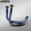 pro CFMOTO 400/650NK Titanium Alloy Exhaust System New Condition Motorcycle Muffler Front Section Steel for CFMOTO 400NK 650NK