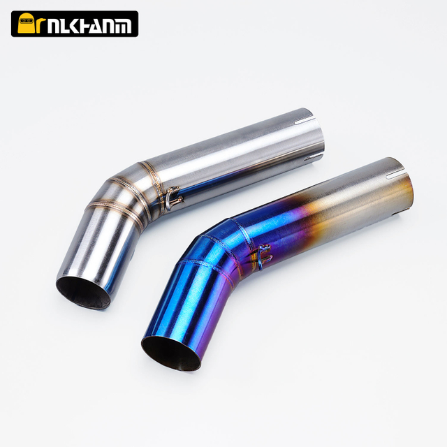 Motorcykel GSXR 600 750 K6 K7 Udst&oslash;dning mellemled r&oslash;r Lydd&aelig;mper Escape Section Adapter Tube til GSXR 600 750 K6 K7