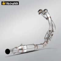 Kawasak Z650 Ninja 650 Ninja650 ER6N Versys 650 2023 2025 মোটরসাইকেল এক্সহাস্ট এস্কেপ সিস্টেম Z650 এর জন্য নতুন 51mm স্লিপ মাফলার