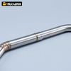 Modifizierter Komplett-Slip-On-Auspuff f&uuml;r Yamaha R15 V1/V2 MT15 MT125 2008–2017. Edelstahl-Mittelverbindungs-Schalld&auml;mpferbox