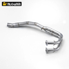2017-2022 Ninja400 Z400 Titanium Alloy Fuld Motorcykel Racing Line Udst&oslash;dningssystem 51mm Position Pipe Link Pipe Ny tilstand