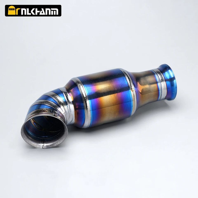 No ka KTM Duke 250 Duke 390 RC390 Titanium kaʻa kaʻa kaʻa hoʻopau i waena o ka paipu pakele Moto Catalyst Tube hou kūlana Decat paipu