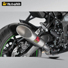 Modhn&uacute; C&oacute;ras Sceite Gluaisrothar ZX-4R ZX-25R L&aacute;r-Roinn Nasc AK Honeycomb Muffler &Eacute;alaithe Sn&aacute;ith&iacute;n Carb&oacute;in do Kawasak Boxed