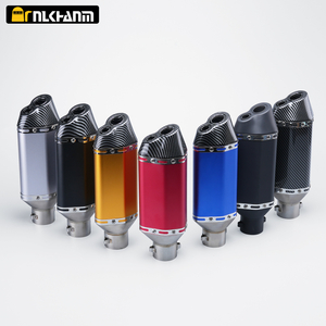 បំពង់ផ្សែងម៉ូតូជាសកល 36-51mm ជាមួយ DB Killer លក្ខខណ្ឌថ្មី ឆបគ្នាជាមួយ MSX125 CRF230 R15 MT07 Z650 300MM
