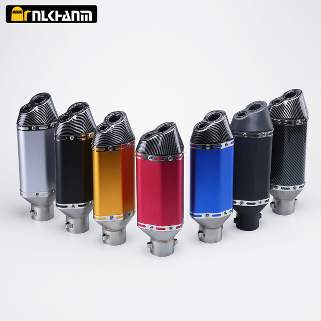 DB 킬러가있는 범용 36-51mm 오토바이 배기 머플러 MSX125 CRF230 R15 MT07 Z650 300MM과 호환되는 새로운 조건