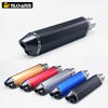 Knalpot Motor Karbon Ukuran Kustom Universal 36-51Mm Knalpot DB Killer Model Kotak Baru untuk MSX125 CRF230 R15 MT07 Z650