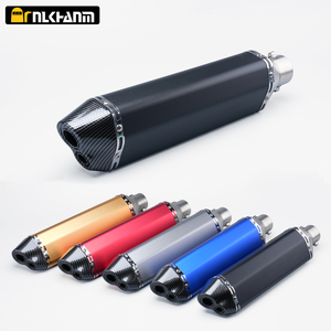 Silenciador de escape Universal de carbono para motocicleta, tama&ntilde;o personalizado, 36-51mm, DB Killer, nuevos modelos de caja para MSX125 CRF230 R15 MT07 Z650