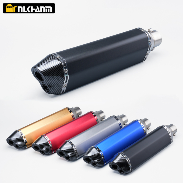 유니버설 사용자 정의 크기 36-51mm 탄소 오토바이 배기 머플러 DB 킬러 MSX125 CRF230 R15 MT07 Z650 용 새 상자 모델