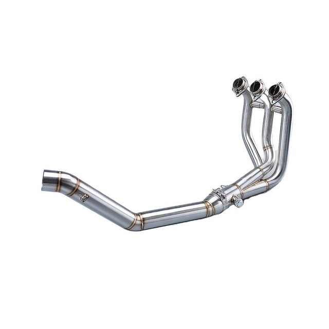 Baru 51Mm Slip-On Stainless Steel Sepeda Motor Modifikasi Sistem Knalpot Diperpanjang Pipa untuk YAMA MT09 MT-09 FZ-09 Tracer 2014-2020