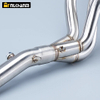 YAMA MT-09 ensemble complet de tuyau d'&eacute;chappement de Moto avec silencieux en acier de tuyau de liaison de moteur avant pour FZ09 MT09 2014-2020 bo&icirc;te emball&eacute;e