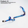 Новая мадыфікацыя выхлапу гоначнага матацыкла Escape Front Middle Link Pipe Slip для Kawasaki Ninja 250 Ninja 300 2008-2017 гадоў
