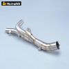 Moto Modified Carbon Mid Link Pipe Lyddemper for Yama YZFR1 YZF R1 2009-2014 Forbedret motorsykkeleksosutl&oslash;p i rustfritt st&aring;l