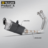 Yamaha MT07 FZ07 Sistema di scarico completo originale per moto Escape Slip 51MM Tubo anteriore Nuovo stato Acciaio con AK LV SC Connect