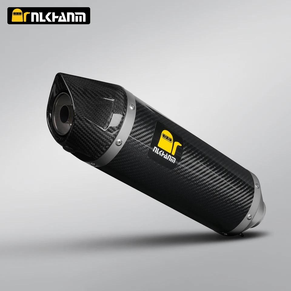 Univerz&aacute;ln&iacute; v&yacute;fukov&yacute; syst&eacute;m pro motocykly Leo 51 mm LV celokarbonov&yacute; tlumič Nov&yacute; stav pro GSX250 R3 R6 ZX4R ZX6R CBR650 Steel