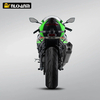 ZX-6R รถจักรยานยนต์ไอเสียระบบการปรับเปลี่ยน AK หนี Muffler คาร์บอนไฟเบอร์วัสดุสแตนเลสสำหรับ Kawasak ZX-6R
