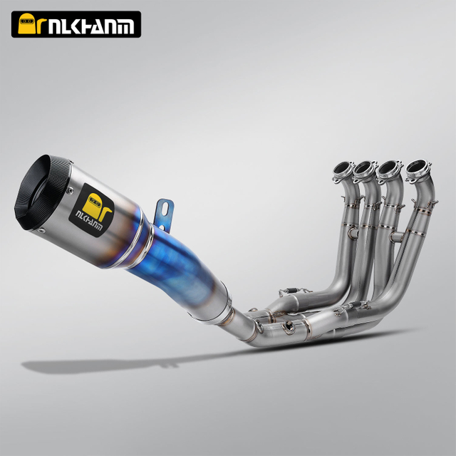 نظام عادم سباق الدراجات النارية S1000RR NlkHanm تعديل كامل لسبائك التيتانيوم لـ S1000RR 2019-2024