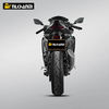 Modhn&uacute; C&oacute;ras Sceite Gluaisrothar ZX-4R ZX-25R L&aacute;r-Roinn Nasc AK Honeycomb Muffler &Eacute;alaithe Sn&aacute;ith&iacute;n Carb&oacute;in do Kawasak Boxed