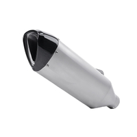 60 mm Motorcykel Udst&oslash;dningssystem Modifikation AK Carbon Fiber Cover Escape Lydpotte til BMW S1000R S1000RR