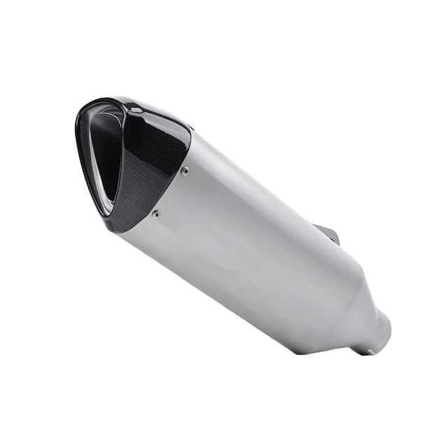60mm Xe M&aacute;y Hệ Thống Xả Sửa Đổi AK Carbon Fiber Tho&aacute;t Muffler cho BMW S1000R S1000RR