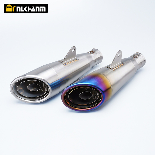 Universal Carbon Fiber Exhaust ລະ​ບົບ​ຂັບ​ລົດ​ຈັກ​ກັບ​ການ​ປັບ​ປຸງ SC Escape MufflerZ900 KM790 ZX10R NK800 CBR400 MT07