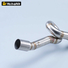 Новая мадыфікацыя выхлапу гоначнага матацыкла Escape Front Middle Link Pipe Slip для Kawasaki Ninja 250 Ninja 300 2008-2017 гадоў
