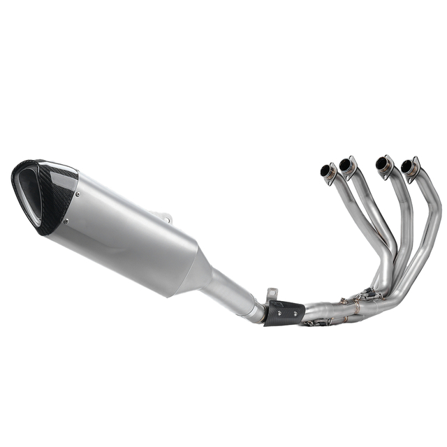 Hoda CB1300 ท่อไอเสียแบบเต็มส่วน ดัดแปลง Titanium Alloy พร้อม Stainless Steel AK Escape สำหรับ CB1300 สภาพใหม่