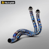 pro CFMOTO 400/650NK Titanium Alloy Exhaust System New Condition Motorcycle Muffler Front Section Steel for CFMOTO 400NK 650NK