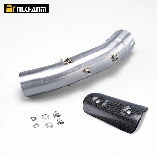 Syst&egrave;me d'&eacute;chappement pour moto KTM 390 Duke RC390 ADV 2020 – 2021, Modification, nouveau tuyau de liaison avec Tube central de 51mm