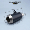 51mm Evrensel Paslanmaz &Ccedil;elik Ka&ccedil;ış Susturucu Yeni Durum LV Modifiye Motosiklet Egzoz Sistemi Z900 Ninja400 R3 R6