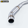 2017-2023 Hond CBR150 CBR150R Custom na Motorcycle Exhaust System na may Steel Front Mid Link Pipe at 51mm Exhaust Muffler Slip