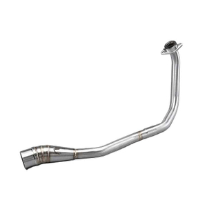 Yama Y16 Y16ZR Lumba Motosikal Ekzos Melarikan Diri Tiub 51mm Slip Moto Depan Keluli Karbon Muffler Siku Motosikal Keluli Karbon