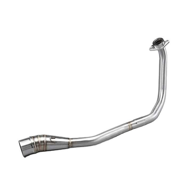 Yama Y16 Y16ZR Racingรถจักรยานยนต์ไอเสียEscape Tube 51Mm Slip Motoด้านหน้าเหล็กคาร์บอนท่อไอเสียข้อศอกมอเตอร์ไซด์เหล็กคาร์บอน