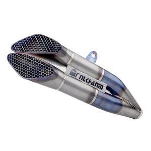NlkHanm Titanium Alloy Honeycomb Forged m&oacute;torhj&oacute;la&uacute;tbl&aacute;sturssett mi&eth;i &aacute; Racing Line Escape Moto breytt fyrir Kawasaki Z900