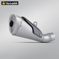 Motorfiets uitlaat AK Gemodifiseerde Volle Titanium Allooi Heuningkoek Demper pyp Oorspronklike koppelvlak vir Aprilia RSV4 RS V4 2015-2024
